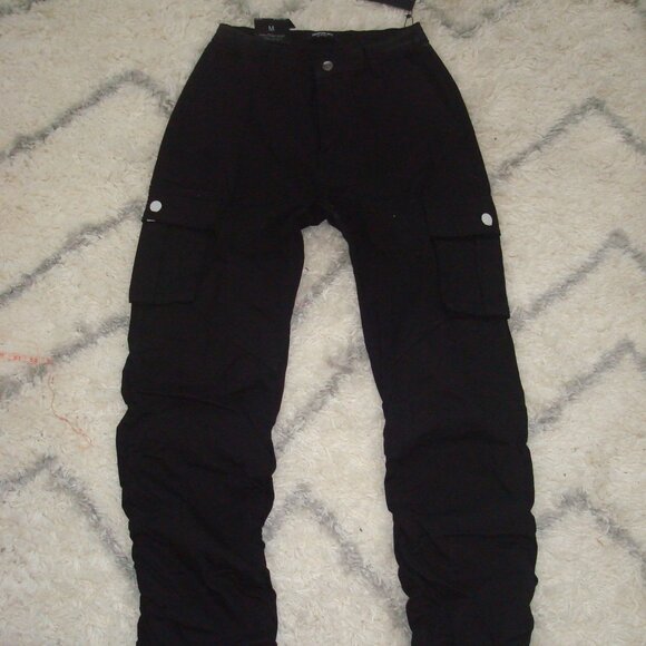 FASHION NOVA SHIRRED CARGO JOGGER SIZE M - Picture 1 of 8